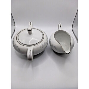 Royalton China Co Translucent Porcelain Coffee Creamer & Sugar Lot Of 2 3301